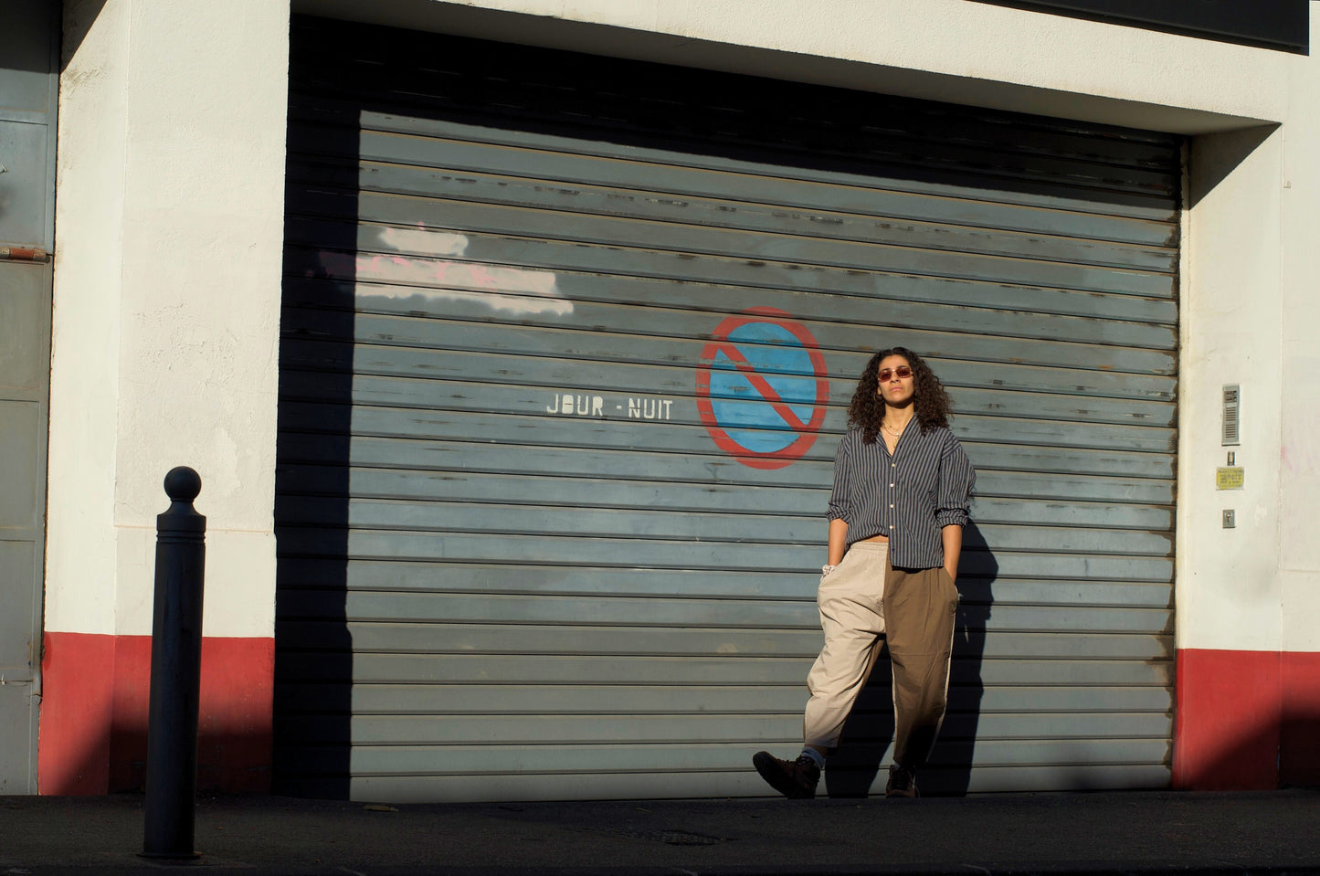 the half & half balloon pant