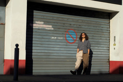 the half & half balloon pant