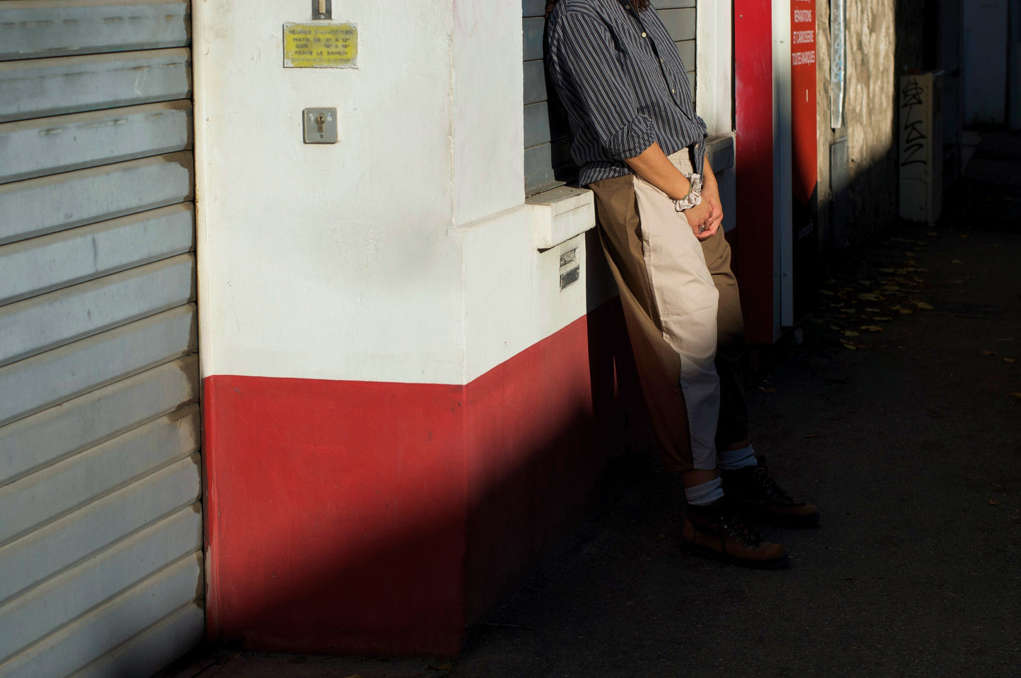 the half & half balloon pant