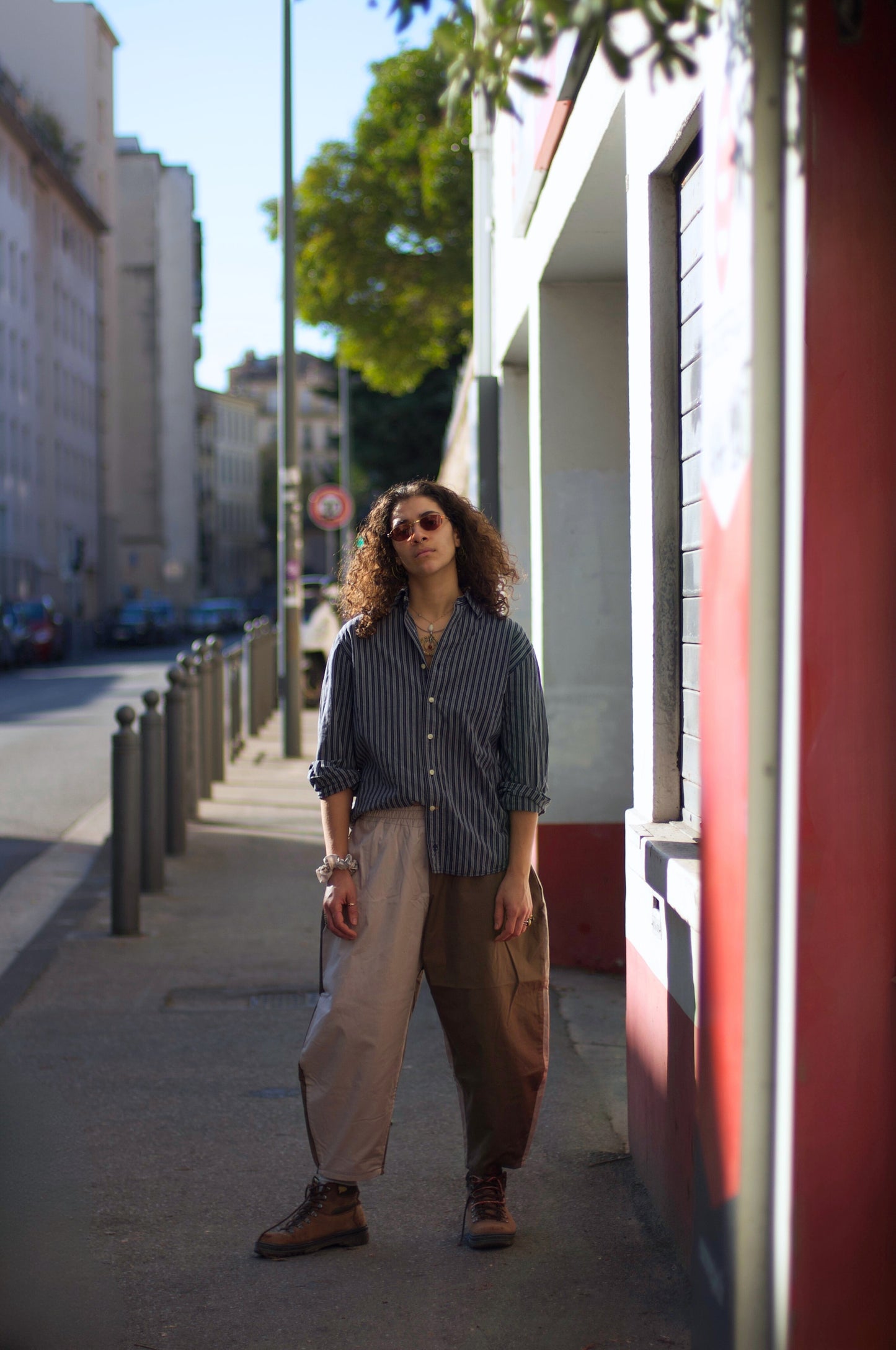 the half & half balloon pant