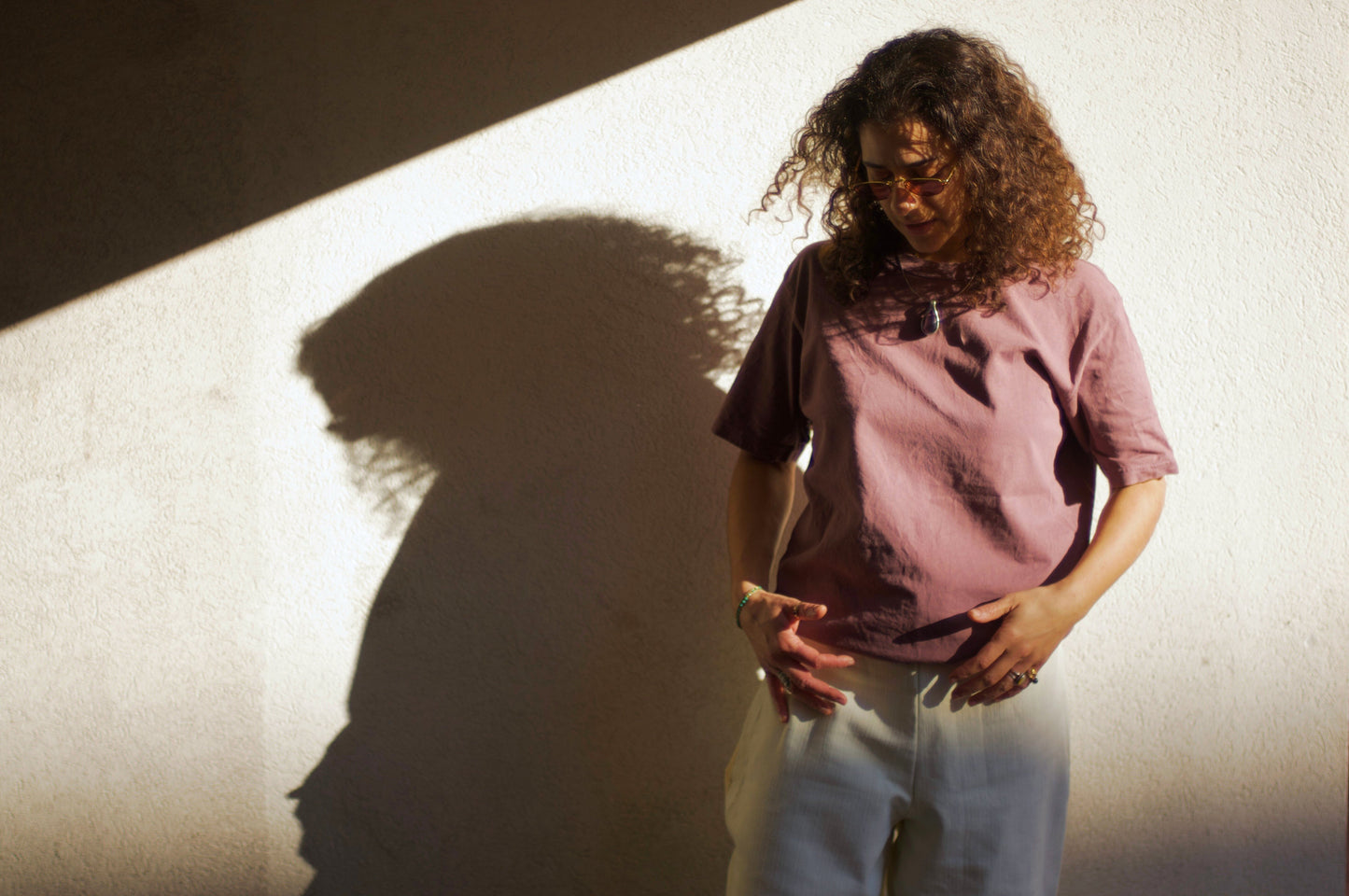 the straight-cut ivory pant