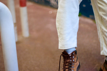 the straight-cut ivory pant